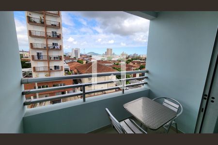 Varanda da Sala de apartamento para alugar com 2 quartos, 57m² em Encruzilhada, Santos