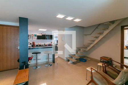 Sala de apartamento à venda com 2 quartos, 182m² em Lourdes, Belo Horizonte