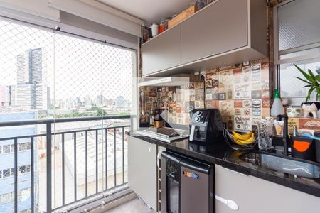 Varanda gourmet de apartamento à venda com 2 quartos, 44m² em Presidente Altino, Osasco