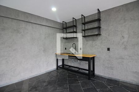 Sala/Cozinha de apartamento para alugar com 1 quarto, 120m² em Vila Angelina, São Bernardo do Campo