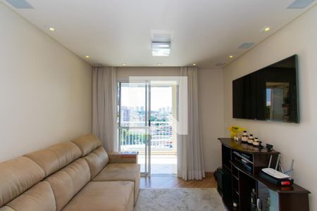 Sala de apartamento à venda com 3 quartos, 75m² em Vila Paulo Silas, São Paulo