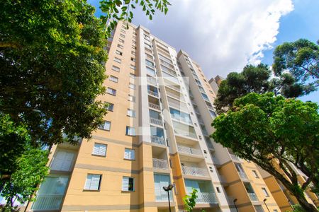 Fachada do bloco de apartamento à venda com 3 quartos, 75m² em Vila Paulo Silas, São Paulo