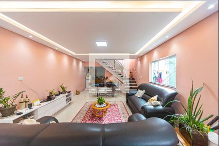 Sala de casa à venda com 3 quartos, 200m² em Vila Progresso, Santo André