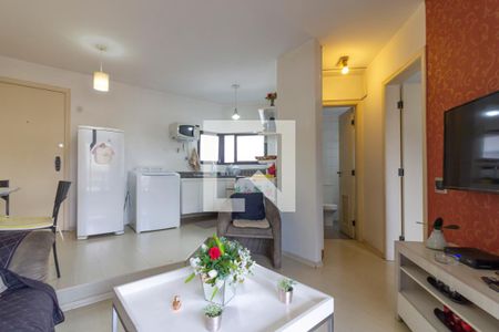Sala  de apartamento para alugar com 1 quarto, 41m² em Cerqueira César, São Paulo