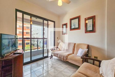 Sala de apartamento para alugar com 3 quartos, 70m² em Jardim Virgínia, Guarujá