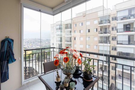 Varanda da Sala de apartamento à venda com 3 quartos, 81m² em Centro, Diadema