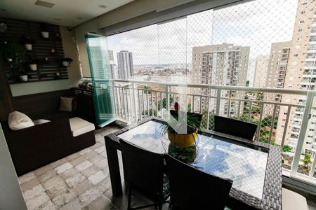 Varanda da Sala de apartamento à venda com 3 quartos, 96m² em Vila Andrade, São Paulo