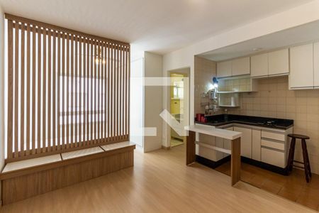 Sala  de kitnet/studio para alugar com 1 quarto, 50m² em Santa Cecilia, São Paulo