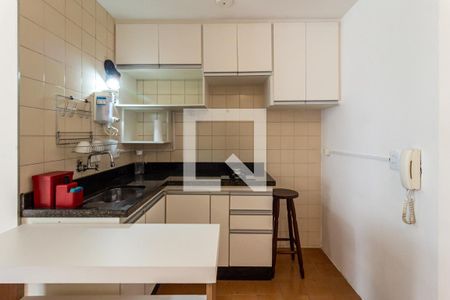 Cozinha de kitnet/studio à venda com 1 quarto, 50m² em Santa Cecilia, São Paulo