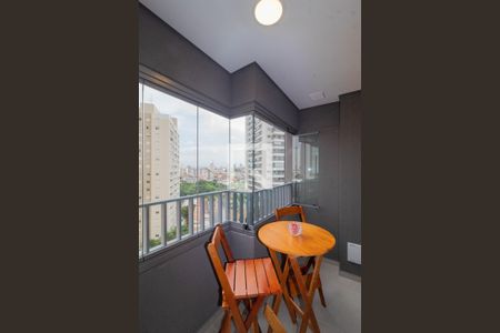 Studio para alugar com 28m², 1 quarto e sem vagaVaranda