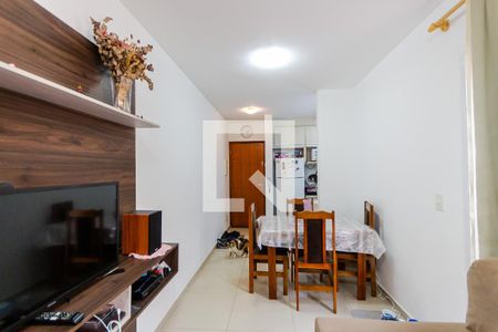 Sala de apartamento para alugar com 2 quartos, 54m² em Campestre, Santo André