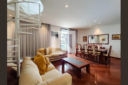 Sala de apartamento à venda com 3 quartos, 200m² em Tijuca, Rio de Janeiro