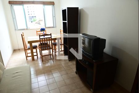 Sala de apartamento para alugar com 1 quarto, 67m² em Boqueirão, Praia Grande