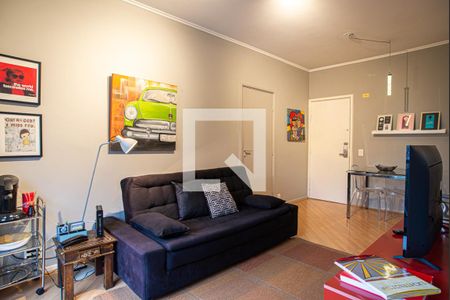 Sala de apartamento para alugar com 1 quarto, 48m² em Consolação, São Paulo