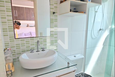 Banheiro Suite de apartamento para alugar com 2 quartos, 120m² em Ocian, Praia Grande