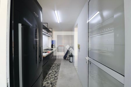 Cozinha de apartamento para alugar com 2 quartos, 70m² em Loteamento João Batista Julião, Guarujá