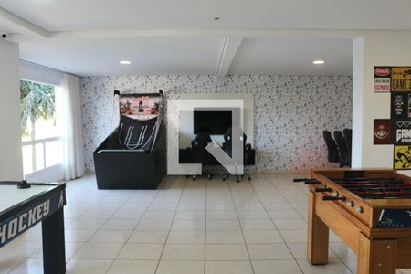 Área comum - Sala de jogos de apartamento para alugar com 2 quartos, 70m² em Loteamento João Batista Julião, Guarujá