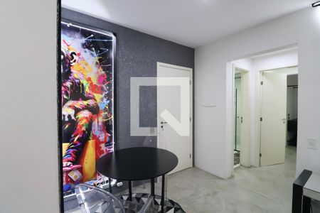 Sala de apartamento para alugar com 2 quartos, 70m² em Loteamento João Batista Julião, Guarujá