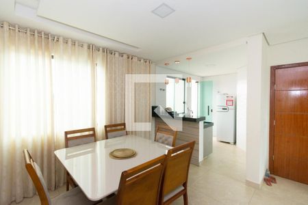 Sala de Jantar de apartamento à venda com 3 quartos, 123m² em Industrial, Contagem