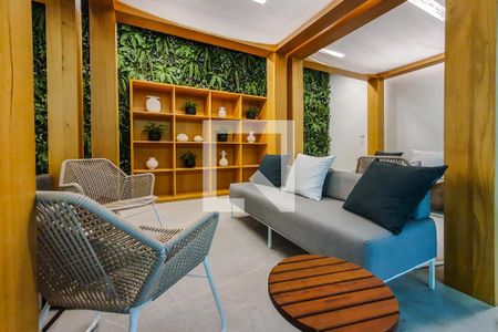 Studio para alugar com 22m², 1 quarto e sem vaga Studio para alugar com 22m², 1 quarto e sem vagaÁrea comum - Piscina