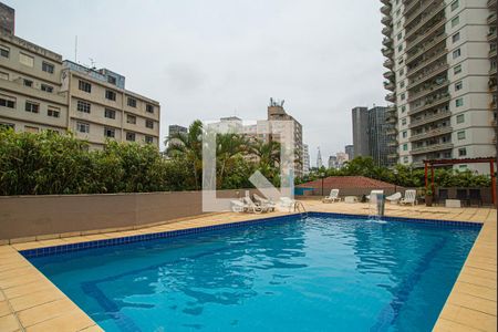Apartamento para alugar com 35m², 1 quarto e 1 vaga Apartamento para alugar com 35m², 1 quarto e 1 vagaÁrea comum - Piscina