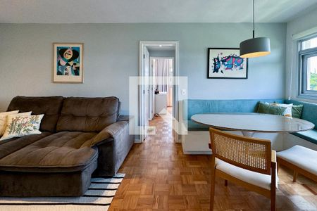 Sala de apartamento à venda com 2 quartos, 61m² em Indianópolis, São Paulo