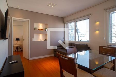 Sala de apartamento à venda com 1 quarto, 40m² em Liberdade, São Paulo