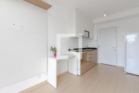 Sala/Cozinha de apartamento para alugar com 1 quarto, 33m² em Santo Amaro, São Paulo