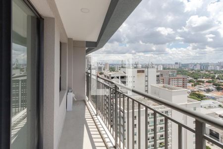 Varanda de apartamento para alugar com 1 quarto, 33m² em Santo Amaro, São Paulo