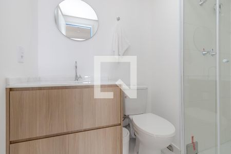 Banheiro de apartamento para alugar com 1 quarto, 33m² em Santo Amaro, São Paulo