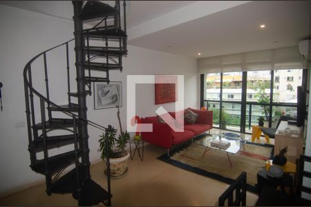 Sala de apartamento à venda com 3 quartos, 216m² em Leblon, Rio de Janeiro