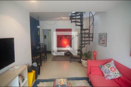 Sala de apartamento à venda com 3 quartos, 216m² em Leblon, Rio de Janeiro