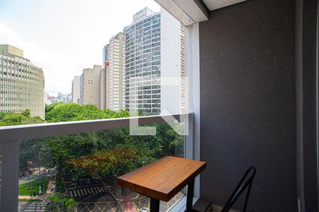 Studio à venda com 20m², 1 quarto e sem vagaVaranda da Sala/Quarto