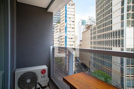 Studio à venda com 20m², 1 quarto e sem vagaVaranda da Sala/Quarto