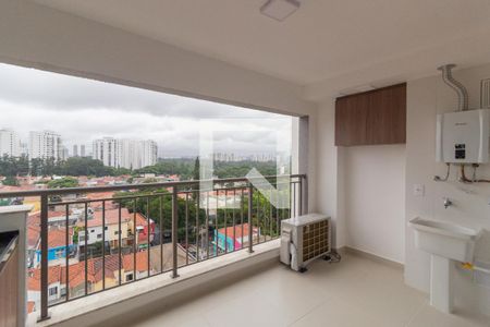 Varanda gourmet de apartamento para alugar com 2 quartos, 60m² em Chácara Santo Antônio (zona Sul), São Paulo