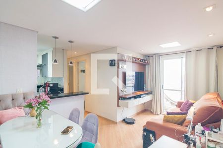 Sala de apartamento à venda com 2 quartos, 50m² em Parque Erasmo Assunção, Santo André