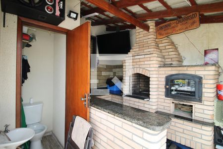 Casa de condomínio à venda com 120m², 3 quartos e 2 vagasÁrea gourmet - churrasqueira