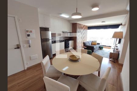 Sala - Cozinha de apartamento para alugar com 2 quartos, 63m² em Perdizes, São Paulo
