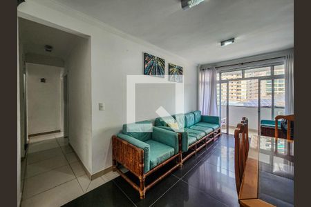 Sala de apartamento para alugar com 3 quartos, 71m² em Vila Luis Antônio, Guarujá