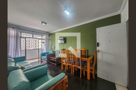 Sala de apartamento para alugar com 3 quartos, 71m² em Vila Luis Antônio, Guarujá