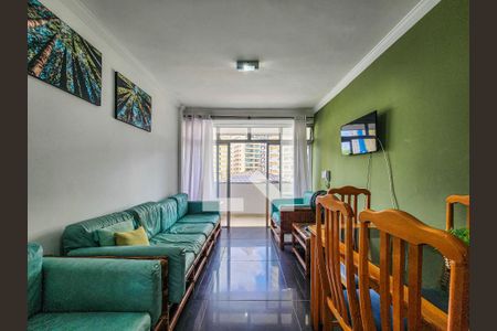 Sala de apartamento para alugar com 3 quartos, 71m² em Vila Luis Antônio, Guarujá