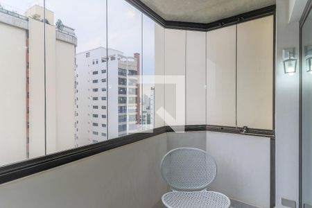 Varanda da Sala de apartamento à venda com 4 quartos, 194m² em Campo Belo, São Paulo