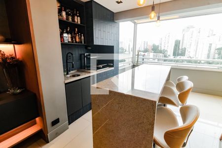 Varanda gourmet de apartamento à venda com 3 quartos, 136m² em Vila Andrade, São Paulo