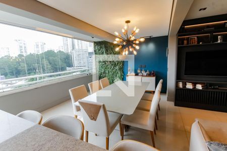 Sala 2 - Jantar de apartamento à venda com 3 quartos, 136m² em Vila Andrade, São Paulo
