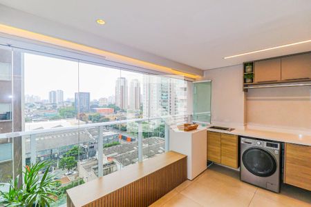 Varanda de apartamento para alugar com 2 quartos, 65m² em Jardim Caravelas, São Paulo