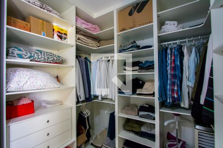 Closet do quarto 1 - Suíte de apartamento à venda com 3 quartos, 160m² em Vila Gilda, Santo André
