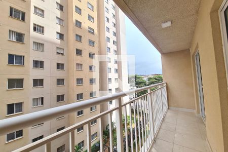 Varanda da Sala e Suíte de apartamento para alugar com 1 quarto, 60m² em Vila Ema, São Paulo