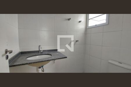 Banheiro Quarto 1 suíte de apartamento à venda com 2 quartos, 58m² em Vila Metalúrgica, Santo André