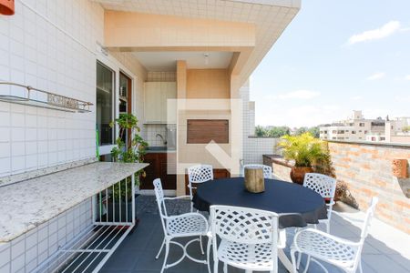 Apartamento à venda com 176m², 2 quartos e 2 vagasVista do terraço