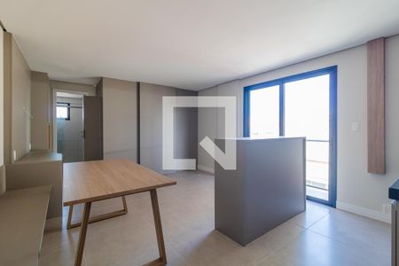 Sala / Cozinha de apartamento à venda com 1 quarto, 47m² em Farroupilha, Porto Alegre